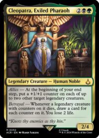 Cleopatra, Exiled Pharaoh (Foil) - Mythic - #52 - Inglés (AC)