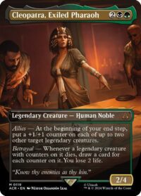 Cleopatra, Exiled Pharaoh (Borderless) (Foil) - Mythic - #119 - Inglés (AC)