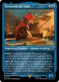 Leonardo da Vinci (Foil Etched) - Mythic - #193 - Inglés (AC)