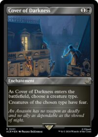 Cover of Darkness (Foil Etched) - Rare - #201 - Inglés (AC)