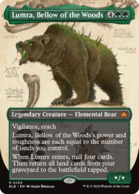 Lumra, Bellow of the Woods (Borderless) - #293 - Mythic - Inglés