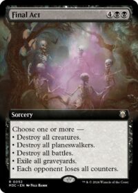 Final Act (Extended Art) (Ripple Foil) - #52 - Rare - Inglés