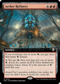 Aether Refinery (Extended Art) (Ripple Foil) - #54 - Rare - Inglés
