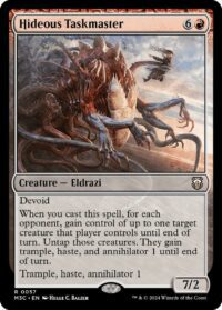 Hideous Taskmaster (Ripple Foil) - #57 - Rare - Inglés