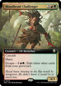 Bloodbraid Challenger (Extended Art) (Ripple Foil) - #70 - Rare - Inglés