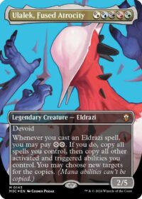 Ulalek, Fused Atrocity (Borderless) (Ripple Foil) - #143 - Mythic - Inglés