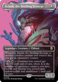 Azlask, the Swelling Scourge (Borderless) (Ripple Foil) - #136 - Mythic - Inglés