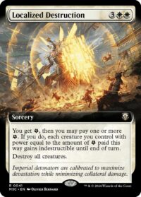Localized Destruction (Extended Art) (Ripple Foil) - #41 - Rare - Inglés