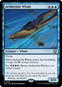 Aethertide Whale (Ripple Foil) - #175 - Rare - Inglés