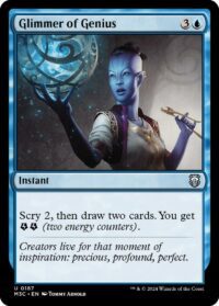 Glimmer of Genius (Ripple Foil) - #187 - Uncommon - Inglés