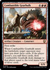 Combustible Gearhulk (Ripple Foil) - #210 - Mythic - Inglés