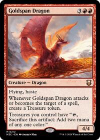 Goldspan Dragon (Ripple Foil) - #212 - Mythic - Inglés