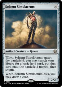 Solemn Simulacrum (Ripple Foil) - #306 - Rare - Inglés