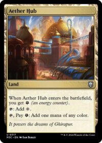 Aether Hub (Ripple Foil) - #317 - Uncommon - Inglés