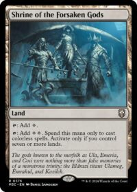 Shrine of the Forsaken Gods (Ripple Foil) - #376 - Rare - Inglés
