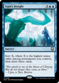 Ugin's Insight (Ripple Foil) - #196 - Rare - Inglés