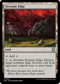 Tectonic Edge (Ripple Foil) - #384 - Uncommon - Inglés