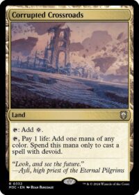 Corrupted Crossroads (Ripple Foil) - #332 - Rare - Inglés
