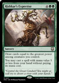 Rishkar's Expertise (Ripple Foil) - #411 - Rare - Inglés