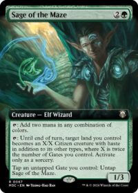 Sage of the Maze (Extended Art) (Ripple Foil) - #67 - Rare - Inglés