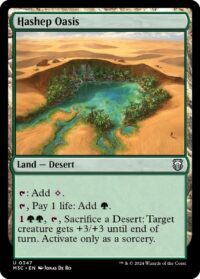 Hashep Oasis (Ripple Foil) - #347 - Uncommon - Inglés