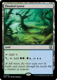 Flooded Grove (Ripple Foil) - #342 - Rare - Inglés