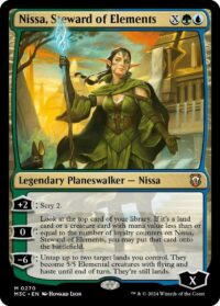 Nissa, Steward of Elements (Ripple Foil) - #270 - Mythic - Inglés