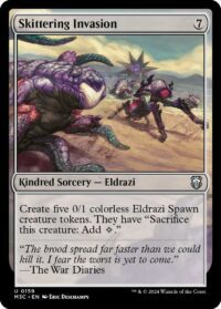 Skittering Invasion (Ripple Foil) - #159 - Uncommon - Inglés