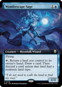 Wonderscape Sage (Extended Art) (Ripple Foil) - #49 - Rare - Inglés