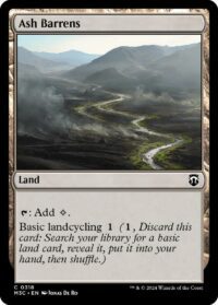 Ash Barrens (Ripple Foil) - #318 - Uncommon - Inglés