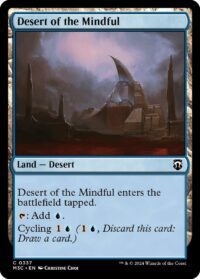 Desert of the Mindful (Ripple Foil) - #337 - Common - Inglés