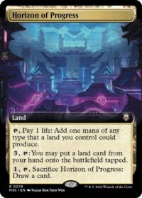 Horizon of Progress (Extended Art) (Ripple Foil) - #78 - Rare - Inglés