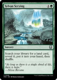 Sylvan Scrying (Ripple Foil) - #248 - Uncommon - Inglés