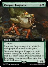Rampant Frogantua (Extended Art) (Ripple Foil) - #66 - Rare - Inglés