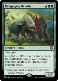 Rampaging Baloths (Ripple Foil) - #239 - Rare - Inglés