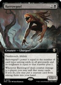 Barrowgoyf (Extended Art) (Ripple Foil) - #50 - Rare - Inglés