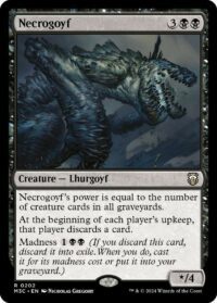 Necrogoyf (Ripple Foil) - #202 - Rare - Inglés