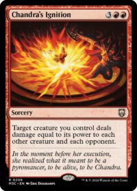 Chandra's Ignition (Ripple Foil) - #209 - Rare - Inglés