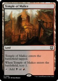Temple of Malice (Ripple Foil) - #389 - Rare - Inglés