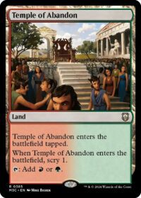 Temple of Abandon (Ripple Foil) - #385 - Rare - Inglés