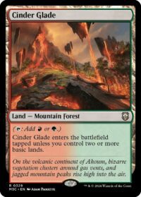 Cinder Glade (Ripple Foil) - #329 - Rare - Inglés