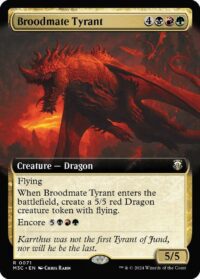 Broodmate Tyrant (Extended Art) (Ripple Foil) - #71 - Rare - Inglés