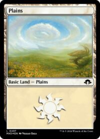 Plains (Ripple Foil) - #497 - Land - Inglés