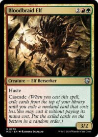 Bloodbraid Elf (Ripple Foil) - #256 - Uncommon - Inglés