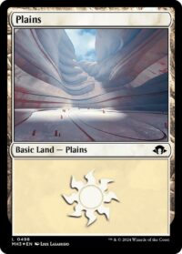 Plains (Ripple Foil) - #498 - Land - Inglés