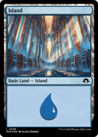 Island (Ripple Foil) - #499 - Land - Inglés