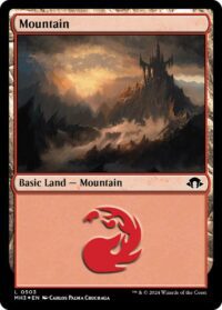 Mountain (Ripple Foil) - #503 - Land - Inglés