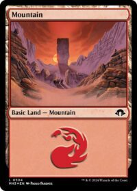 Mountain (Ripple Foil) - #504 - Land - Inglés