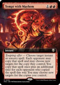 Tempt with Mayhem (Extended Art) (Ripple Foil) - #62 - Rare - Inglés