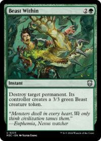 Beast Within (Ripple Foil) - #223 - Uncommon - Inglés
